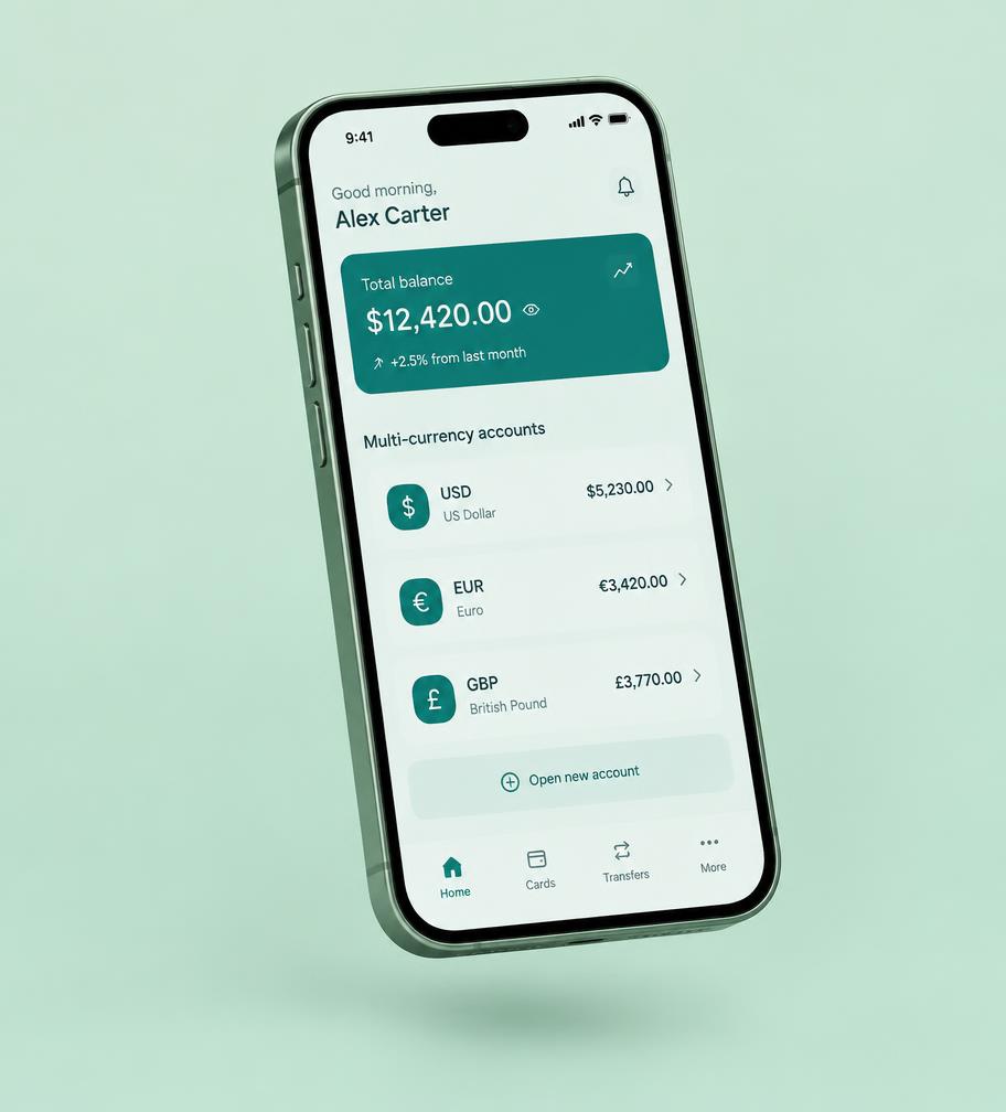 Arrival app: Currencies
